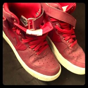 Red Air Force Nikes